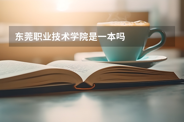 東莞職業(yè)技術(shù)學(xué)院是一本嗎