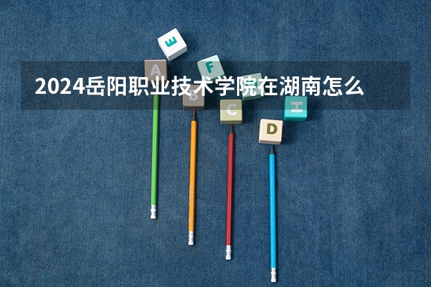 2024岳陽職業技術學院在湖南怎么招生的
