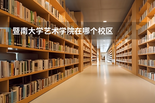 暨南大學藝術學院在哪個校區