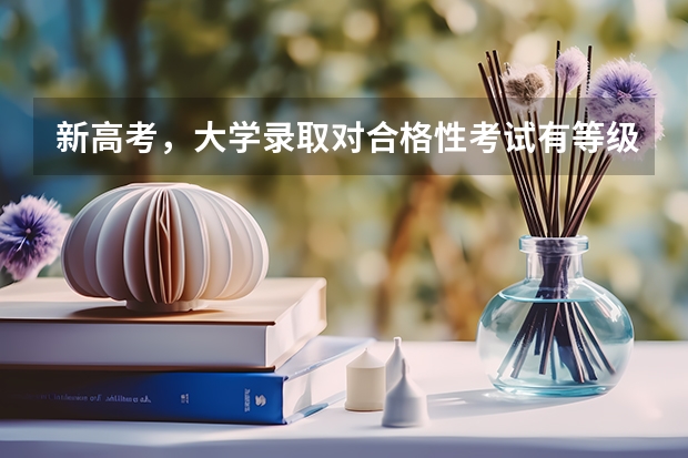 新高考，大學(xué)錄取對合格性考試有等級要求嗎，如果6科都是D，能被本科或者專科錄取嗎？